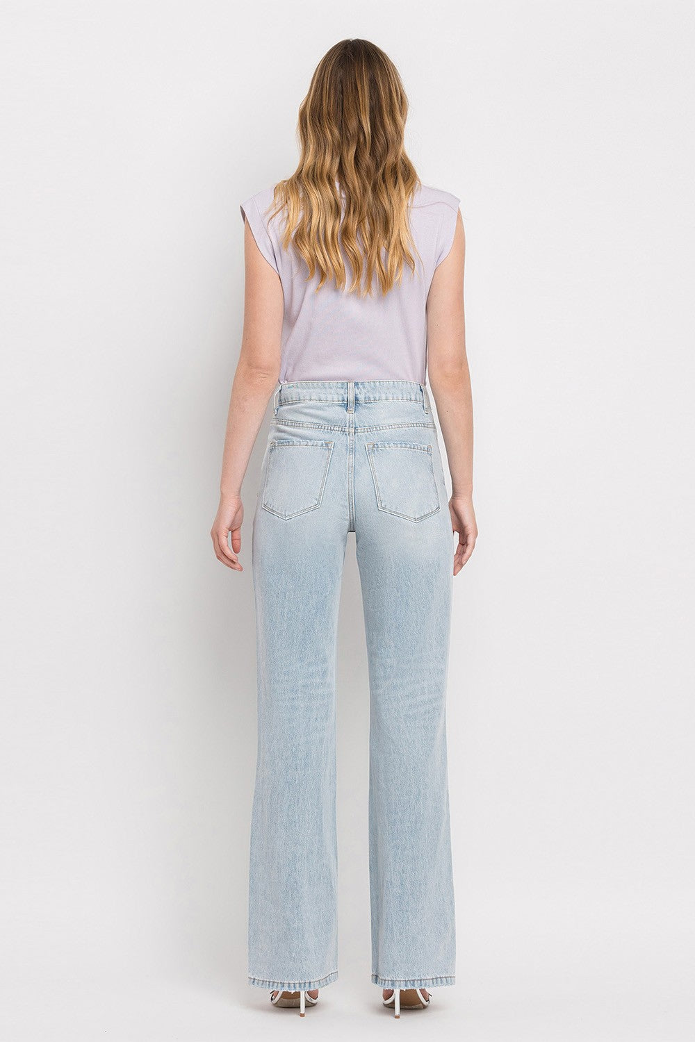 Vervet by Flying Monkey 90'S Vintage Super High Rise Flare Jeans - Aurelia Clothing