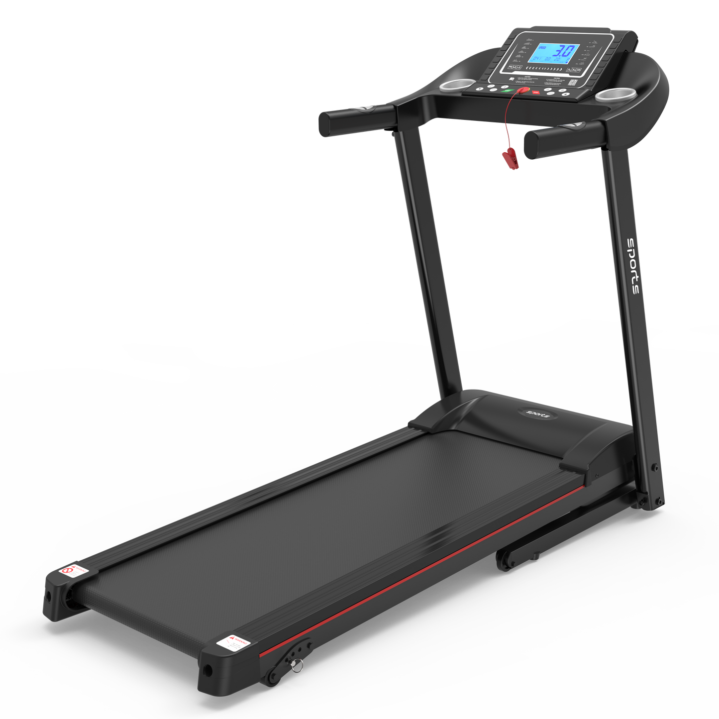 Fitshow App Home Foldable Treadmill with Incline, Folding Treadmill for Home Workout, Electric Walking Running Treadmill Machine 5" LCD Screen 250 LB Capacity Bluetooth Music - Free Shipping - Aurelia Clothing