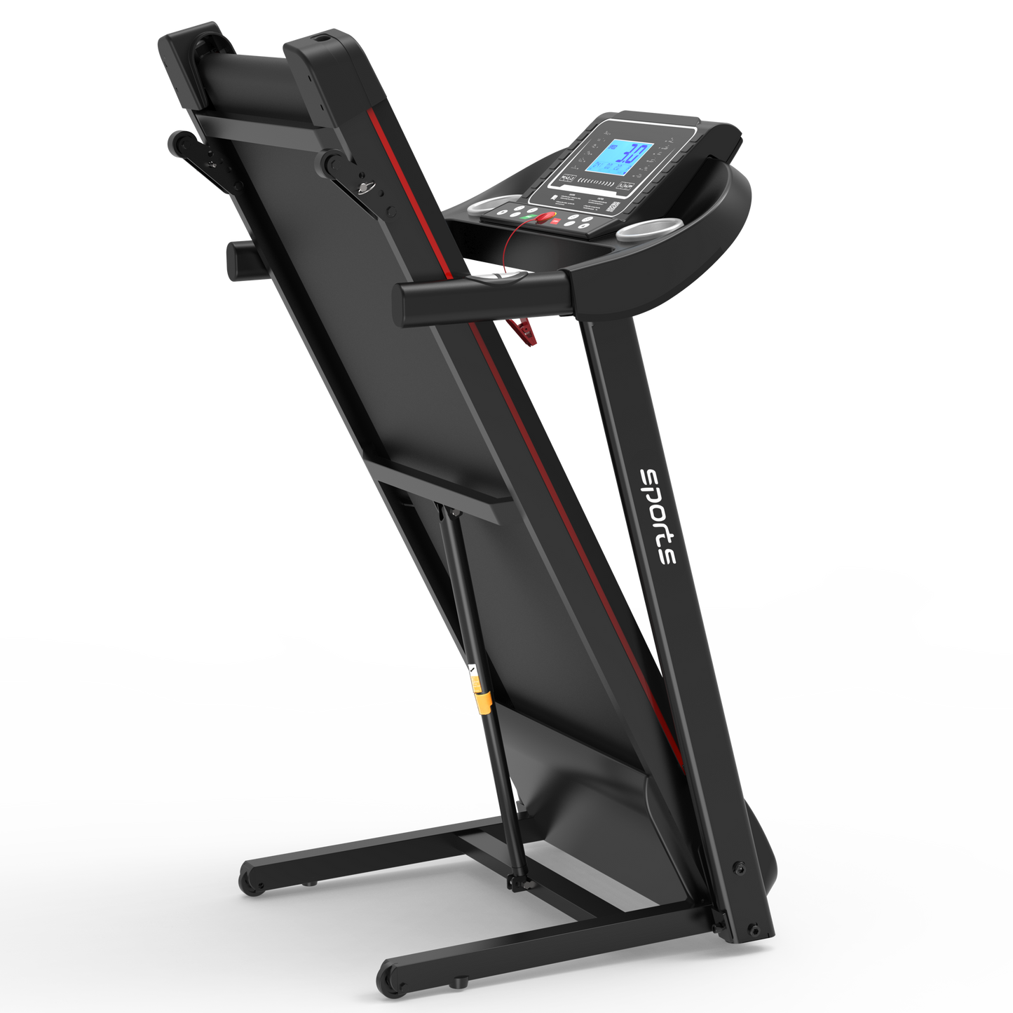 Fitshow App Home Foldable Treadmill with Incline, Folding Treadmill for Home Workout, Electric Walking Running Treadmill Machine 5" LCD Screen 250 LB Capacity Bluetooth Music - Free Shipping - Aurelia Clothing