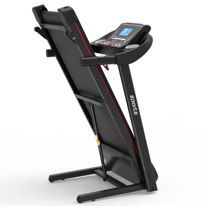 Fitshow App Home Foldable Treadmill with Incline, Folding Treadmill for Home Workout, Electric Walking Running Treadmill Machine 5" LCD Screen 250 LB Capacity Bluetooth Music - Free Shipping - Aurelia Clothing