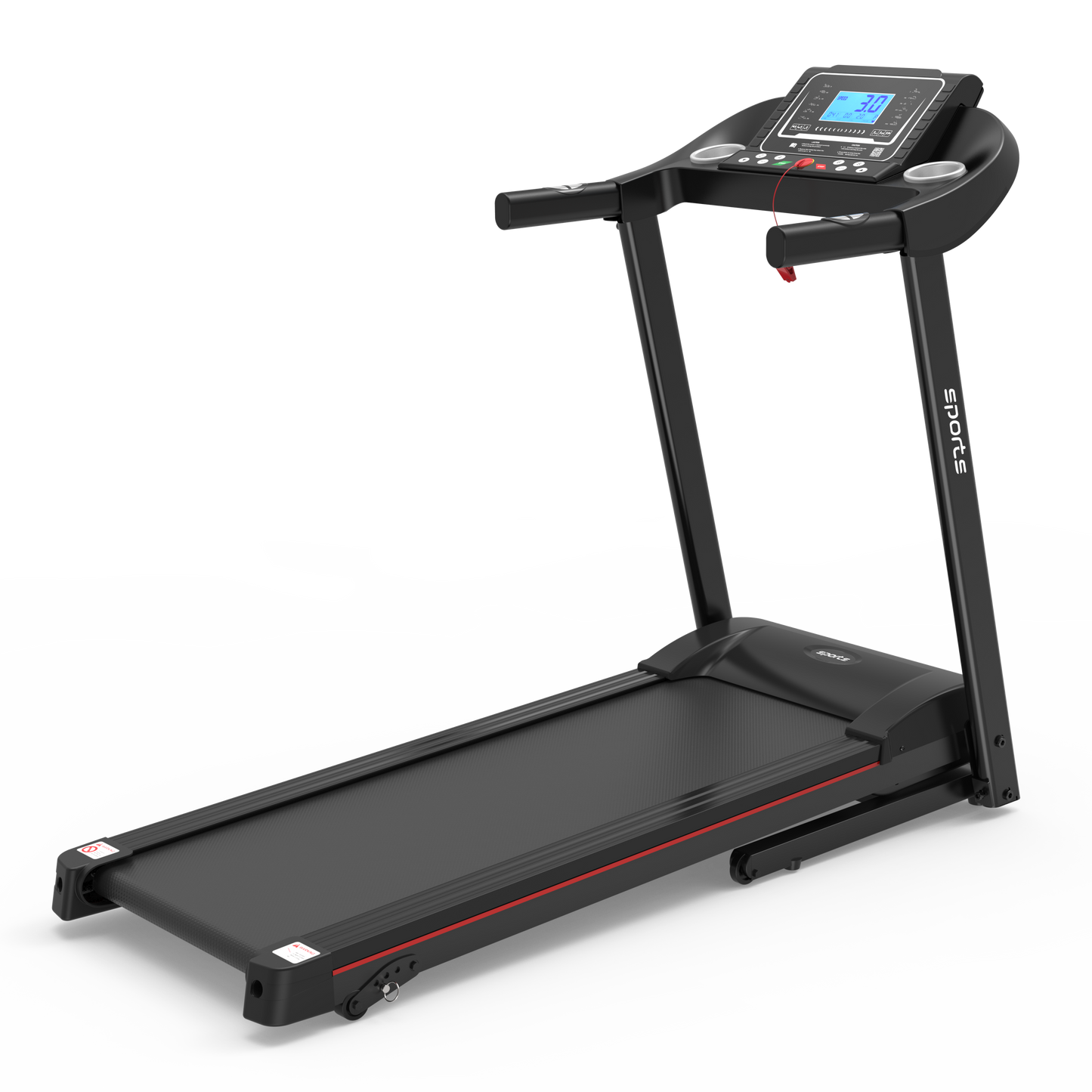 Fitshow App Home Foldable Treadmill with Incline, Folding Treadmill for Home Workout, Electric Walking Running Treadmill Machine 5" LCD Screen 250 LB Capacity Bluetooth Music - Free Shipping - Aurelia Clothing