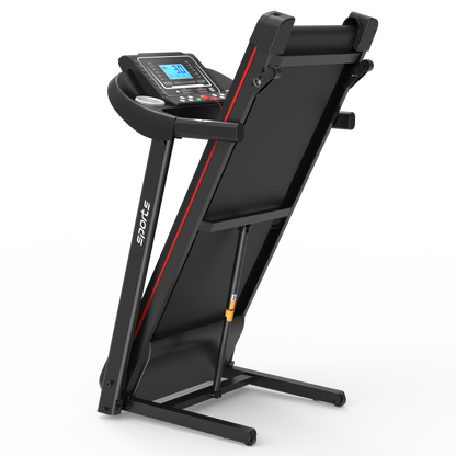 Fitshow App Home Foldable Treadmill with Incline, Folding Treadmill for Home Workout, Electric Walking Running Treadmill Machine 5" LCD Screen 250 LB Capacity Bluetooth Music - Free Shipping - Aurelia Clothing