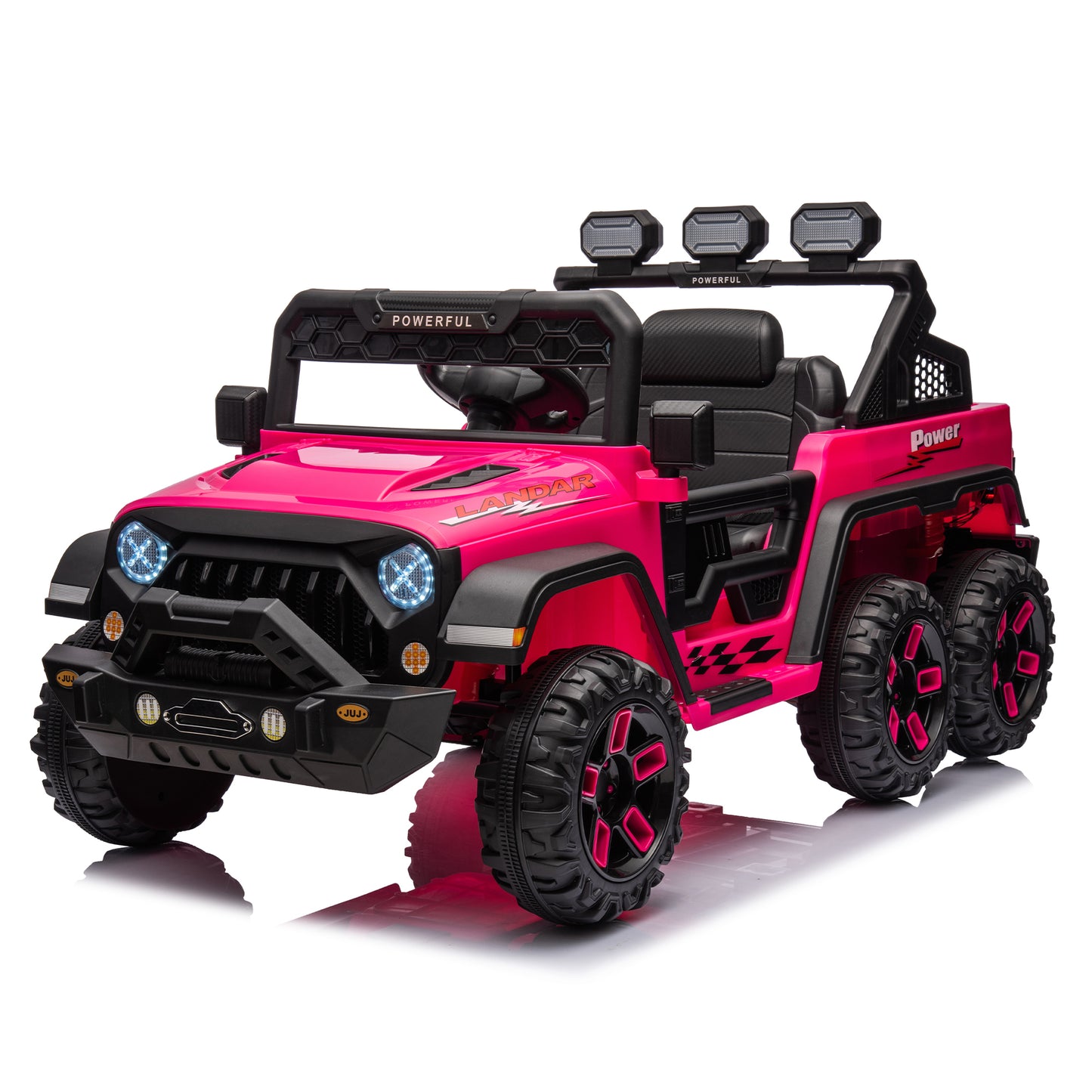 24V Ride On Large PickUp Truck car for Kids,ride On 4WD Toys with Remote Control,Parents Can Assist in Driving,Bluetooth music version,Pickup truck design with spacious storage in the rear. - - Aurelia Clothing