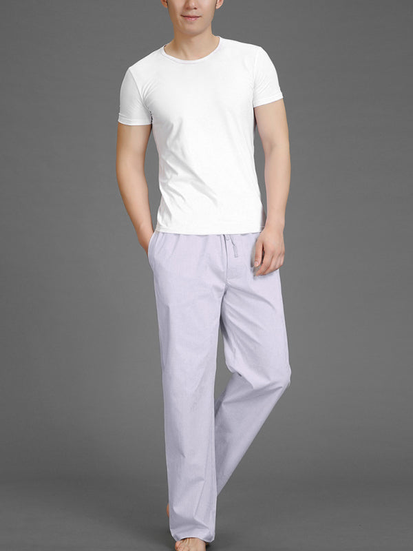 Men's spring, summer and autumn thin cotton casual pants- Free Shipping - Aurelia Clothing