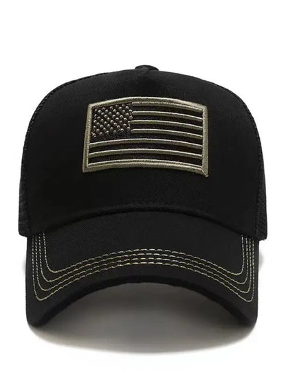 New American Flag Camouflage/Solid Color Baseball Cap - Free Shipping - Aurelia Clothing