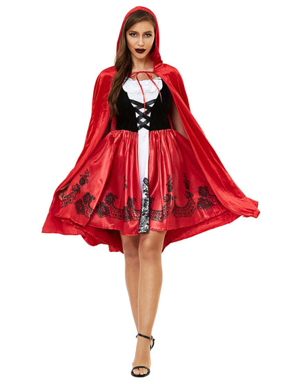 halloween cape little red riding hood costume - Free Shipping - Aurelia Clothing