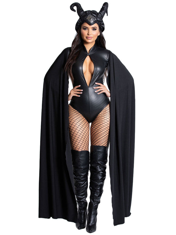 halloween witch costume cape vampire masquerade costume - Free Shipping - Aurelia Clothing