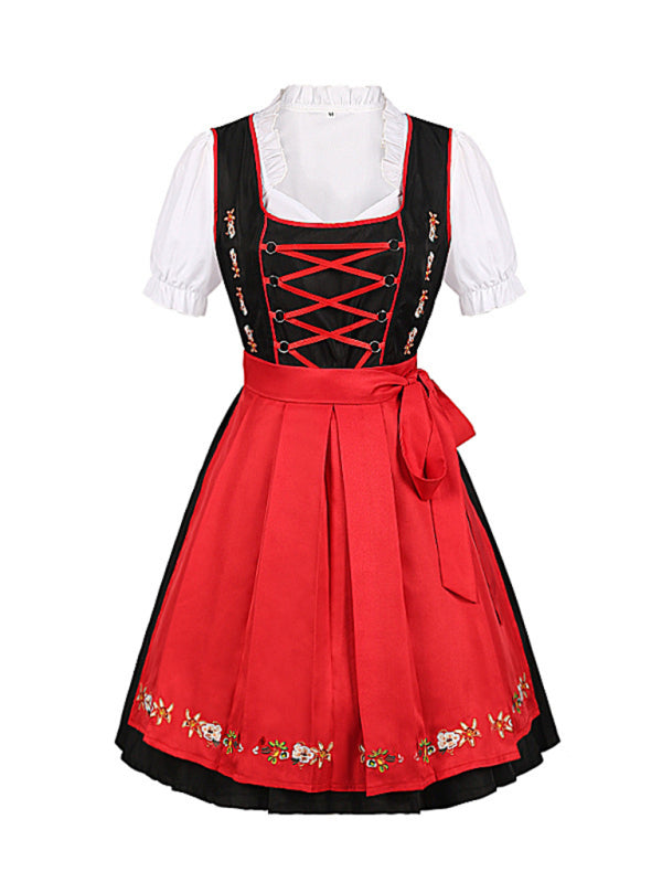 Halloween carnival costume German Oktoberfest costume Bavarian women's costume - Free Shipping - Aurelia Clothing