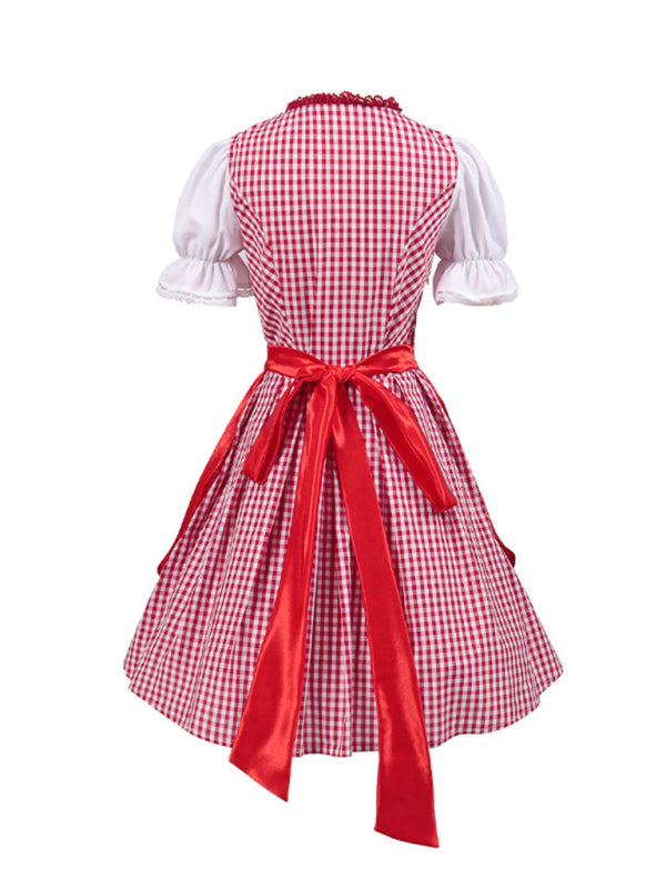 Halloween carnival costume German Oktoberfest costume Bavarian women's costume - Free Shipping - Aurelia Clothing