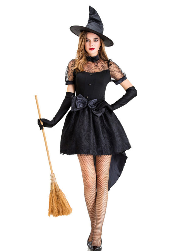 Halloween Black Witch Sexy Cosplay Witch Costume - Free Shipping - Aurelia Clothing