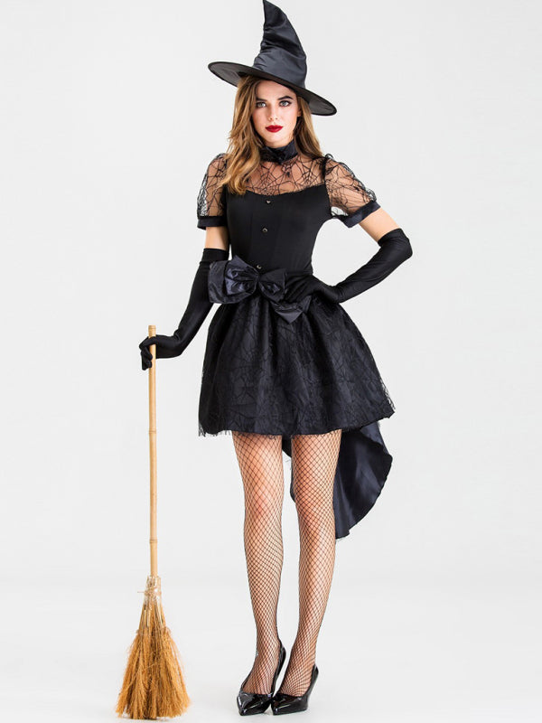 Halloween Black Witch Sexy Cosplay Witch Costume - Free Shipping - Aurelia Clothing