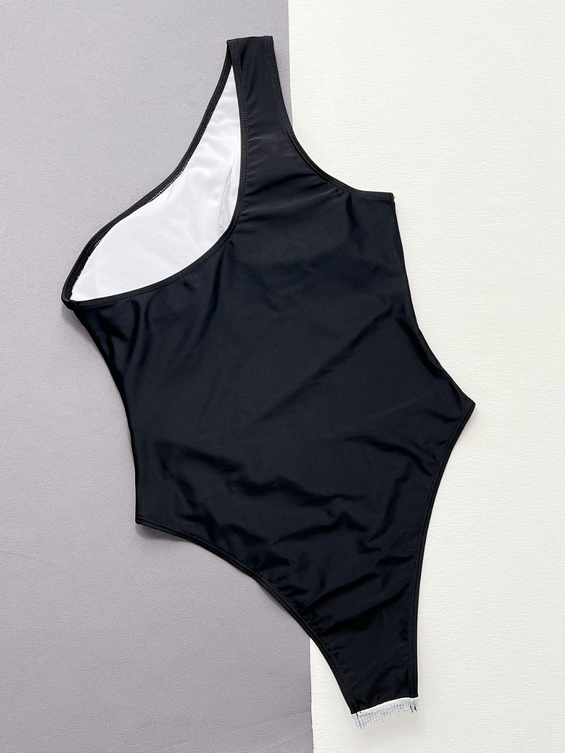 Contrast Panel One-Piece Swimsuit - Aurelia Clothing