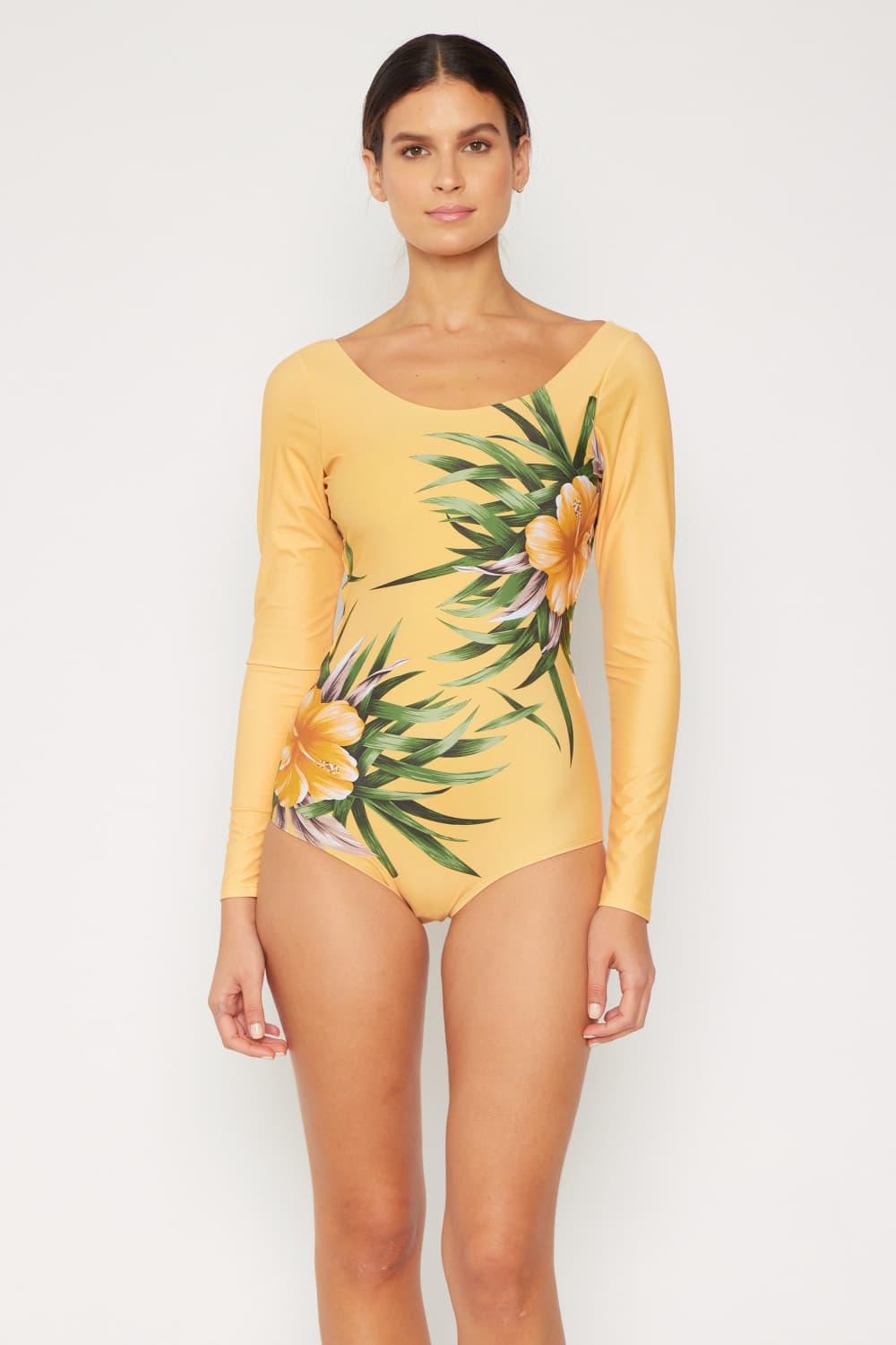 Marina West Swim Cool Down Longsleeve One-Piece Swimsuit - Aurelia Clothing