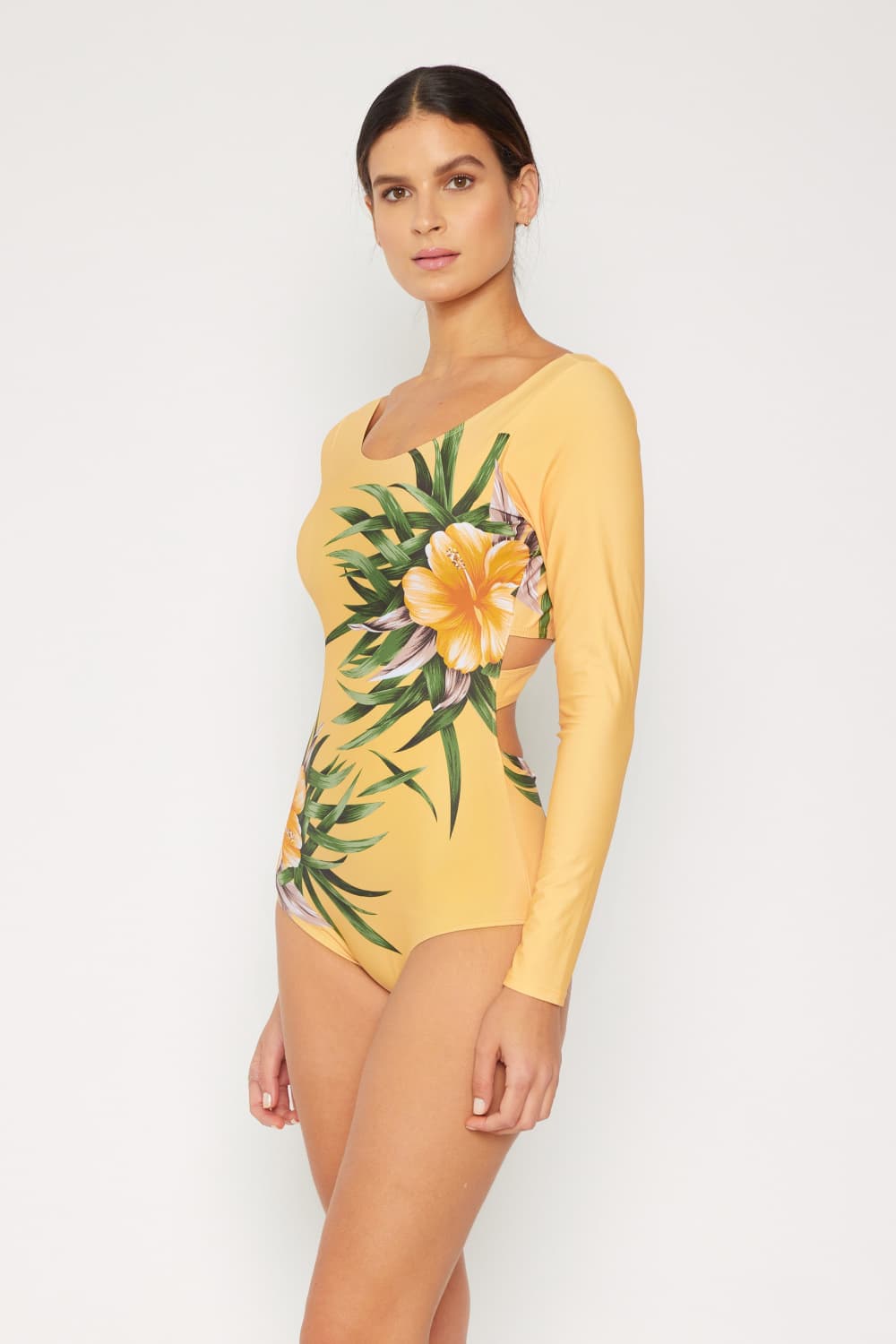 Marina West Swim Cool Down Longsleeve One-Piece Swimsuit - Aurelia Clothing