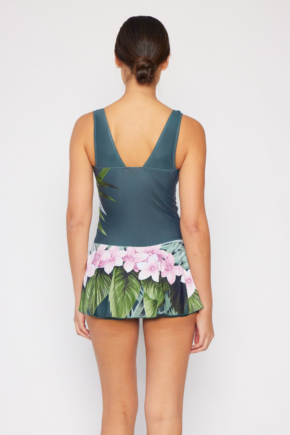 Marina West Swim Full Size Clear Waters Swim Dress in Aloha Forest - Aurelia Clothing